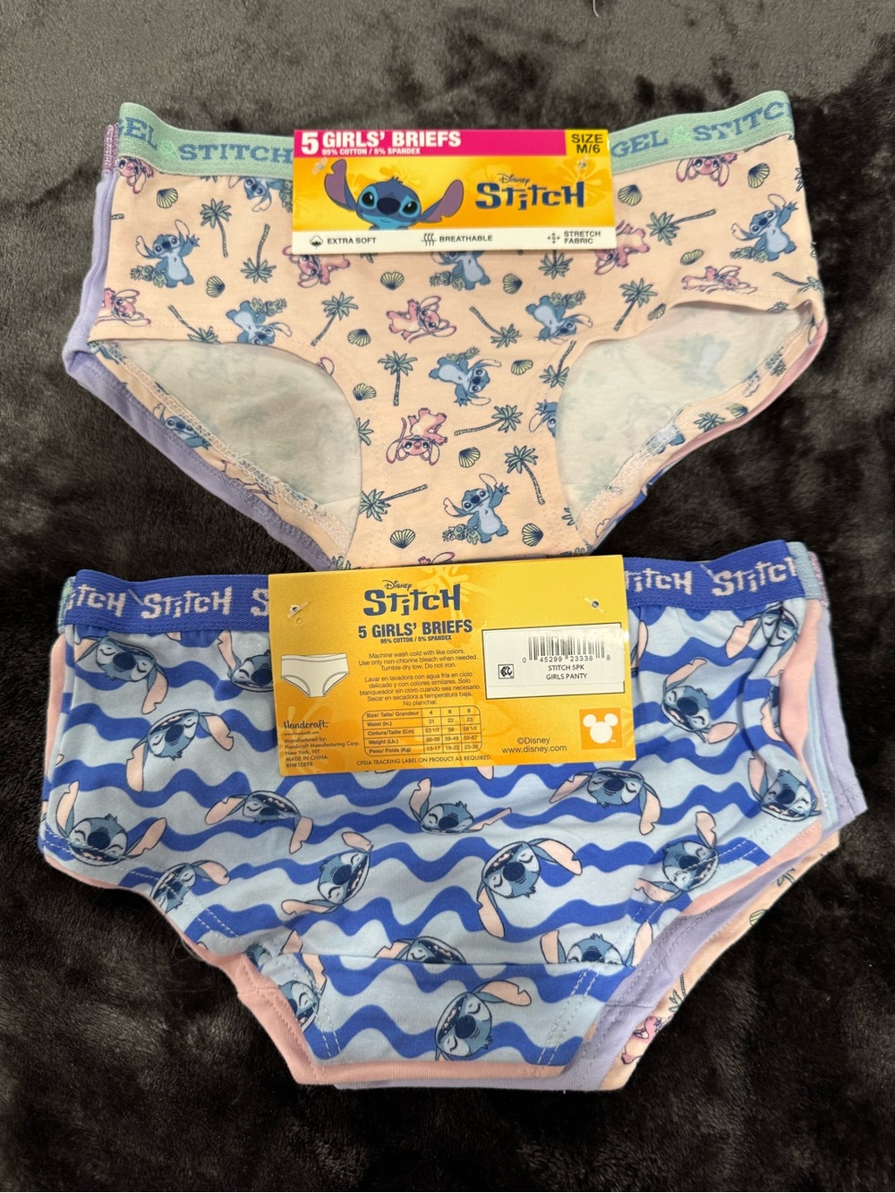 Girls' Briefs - Blue & Pink 2 packs girls panties size 6 New Back to School